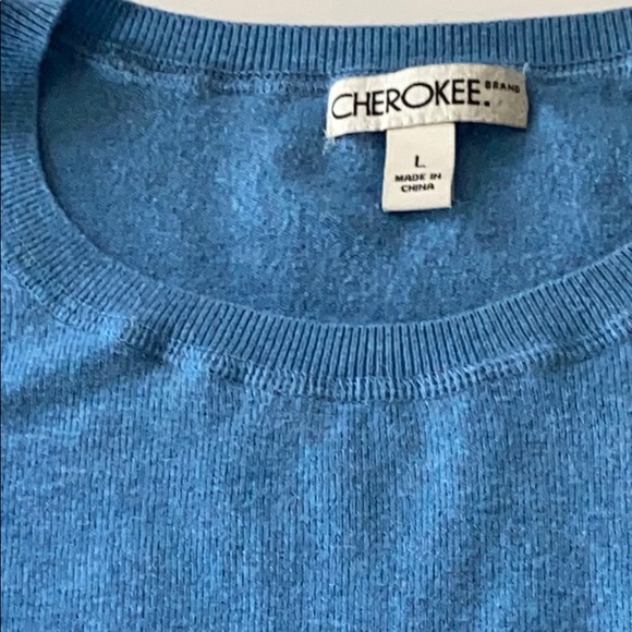Cherokee woman sleeveless blue sweater vest size L - Picture 5 of 8
